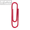 Alco Briefklammern, (L)26 mm, rund, kunststoff?berzogen, rot, 1.000 St?ck,259-12