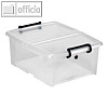 Strata Mehrzweckbox - 20 Liter, 360 x 190 x 490 mm, Frontöffnung, PP, transp.