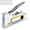 Handtacker PRO R23E ergonomic, Stahl, f?r Klammern 13/4, 13/6, 13/8, silber