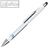 Kugelschreiber / Touchpen Epsilon Touch, Strichbreite XB, weiß/blau, 138702