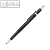 Rotring Fallminenstift 300, H?rte: HB, integrierter Anspitzer, schwarz, 1904729