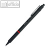 Rotring Druckkugelschreiber rapid PRO, Strichstärke M, schwarz, 1904292