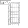 Handtuch-Sammelkorb B 330 x H 720 x T 250 mm, 60 l, Gitter Drahtgeflecht, wei?