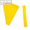 Einsteckkarten für 9.5 mm Magnetschienen, (B)40 x (H)7.5 mm, gelb, 420 Stück, 84