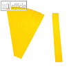 Einsteckkarten f?r 9.5 mm Magnetschienen, (B)40 x (H)7.5 mm, gelb, 420 St?ck, 84