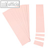 Einsteckkarten f?r 9.5 mm Magnetschienen, (B)40 x (H)7.5 mm, rosa, 420 St?ck, 84