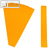 Einsteckkarten f?r 9.5 mm Magnetschienen, (B)40 x (H)7.5 mm, orange, 420 St?ck, 