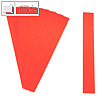Einsteckkarten für 9.5 mm Magnetschienen, (B)40 x (H)7.5 mm, rot, 420 Stück, 846
