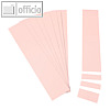 Einsteckkarten f?r 34 mm Magnetschienen, (B)40 x (H)32 mm, rosa, 90 St?ck, 85340