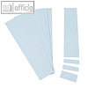 Einsteckkarten f?r 34 mm Magnetschienen, (B)40 x (H)32 mm, hellblau, 90 St?ck, 8