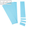 Einsteckkarten f?r 34 mm Magnetschienen, (B)40 x (H)32 mm, blau, 90 St?ck, 85340