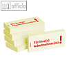 officio Haftnotizen bedruckt: "F?r Ihre(n) Arbeitnehmer(in)!", 5 St.