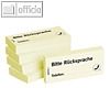 officio Haftnotizen bedruckt: "Bitte R?cksprache - Telefon:", 5 St.