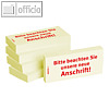 officio Haftnotizen bedruckt: "Beachten Sie unsere neue Anschrift!", 5 St?ck