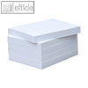 officio Haftnotizblock - 100 x 75 mm, weiß, 5 x 100 Blatt