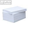 officio Haftnotizblock - 100 x 75 mm, wei?, 5 x 100 Blatt