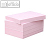 officio Haftnotizblock - 100 x 75 mm, rosa, 5 x 100 Blatt