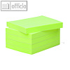 officio Haftnotizblock - 100 x 75 mm, signalgr?n, 5 x 100 Blatt