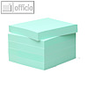 officio Haftnotizblock - 75 x 75 mm, pastellgr?n, 5 x 100 Blatt