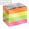 officio Haftnotizbl?cke 4-farbig - 100 x 75 mm, Signalfarben, 8 x 100 Blatt