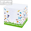 RNK Zettelbox Schmetterlinge, Karton, 900 Blatt, 92 x 92 x 92 mm, 46478