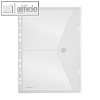 FolderSys Dokumententasche A4, für 2 x DIN A5 quer, PP 200 my, 10 St., 40152-04