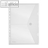 FolderSys Dokumententasche A4, f?r 2 x DIN A5 quer, PP 200 my, 10 St., 40152-04