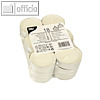 Papstar Maxi Lichte / Teelichter, ? 59 mm, H 22 mm, wei?, 8x 18 St?ck, 85739
