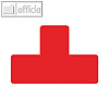Tarifold Bodenkennzeichnung T, PVC, 150 x 50 mm, rot, 100 St?ck, 197303