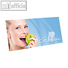 Gutscheinkarte HAPPY TEETH, 194 x 92 mm, mit Visitenkartenschlitz, 10 St?ck