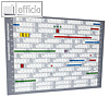 Jahresplaner-Folie, magnethaftend, abwischbar, 865 x 620 mm, 15 Monate, 1235125