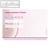 officio Terminzettel SCHWANGER, 1 Termin, 100 x 70 mm, 10 Bl?cke ? 50 Blatt