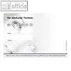 officio Terminzettel AUGENBLICK, 1 Termin, 100 x 70 mm, 10 Bl?cke ? 50 Blatt
