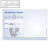 officio Terminzettel ZAHNB?RSTEN, 1 Termin, 100 x 70 mm, 10 Bl?cke ? 50 Blatt