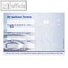 officio Terminzettel HEALTH, 4 Termine, 100 x 70 mm, 10 Bl?cke ? 50 Blatt