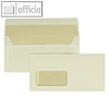 Briefumschl?ge DL, 110 x 220 mm, Haftkleb., Fenster, 100g/qm, wei?/matt, 250 St.