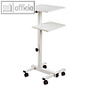 Projektionswagen Duo, mobil, 20 kg, Platte: 40 x 50 cm, max. H?he: 120 cm, grau
