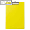 MAUL Schreibplatte / Klemmbrett mit Folienüberzug, DIN A4, gelb, 2335213