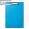 MAUL Schreibplatte / Klemmbrett mit Folienüberzug, DIN A4, hellblau, 2335234