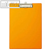 MAUL Schreibplatte / Klemmbrett mit Folienüberzug, DIN A4, orange, 2335243