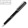 LAMY F?llhalter Safari, Feder M, Kunststoff, schwarz gl?nzend, 1219679