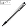 LAMY Kugelschreiber Logo, Gro?raummine M, Edelstahl, schwarz matt/silber,1203800