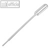 Papstar Fingerfood-Pipetten 1 ml, aus PE, 14.8 cm, glasklar, 1.000 St?ck, 86229
