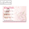officio Terminzettel SCH?NHEIT, 4 Termine, 100 x 70 mm, 10 Bl?cke ? 50 Blatt