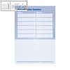 officio Terminzettel R?CKEN, 6 Termine, 100 x 70 mm, 10 Bl?cke ? 50 Blatt