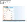 officio Terminzettel LACHEN, 6 Termine, 100 x 70 mm, 10 Bl?cke ? 50 Blatt