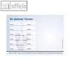 officio Terminzettel ZAHNB?RSTEN, 6 Termine, 100 x 70 mm, 10 Bl?cke ? 50 Blatt