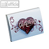 officio Gutscheinbox mit Karte GLITZER, 105 x 76 mm, 10 St?ck