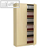 DESKIN Fl?gelt?renschrank, 84 Ordner, 2.200 x 1.200 x 420 mm, Holz, buche,272040