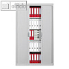 Rollladenschrank, 4 B?den, 1.950 x 1.200 x 420 mm, Stahl/Kunststoff, grau